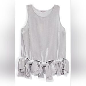 NWT $400 Opening Ceremony velvet bow top